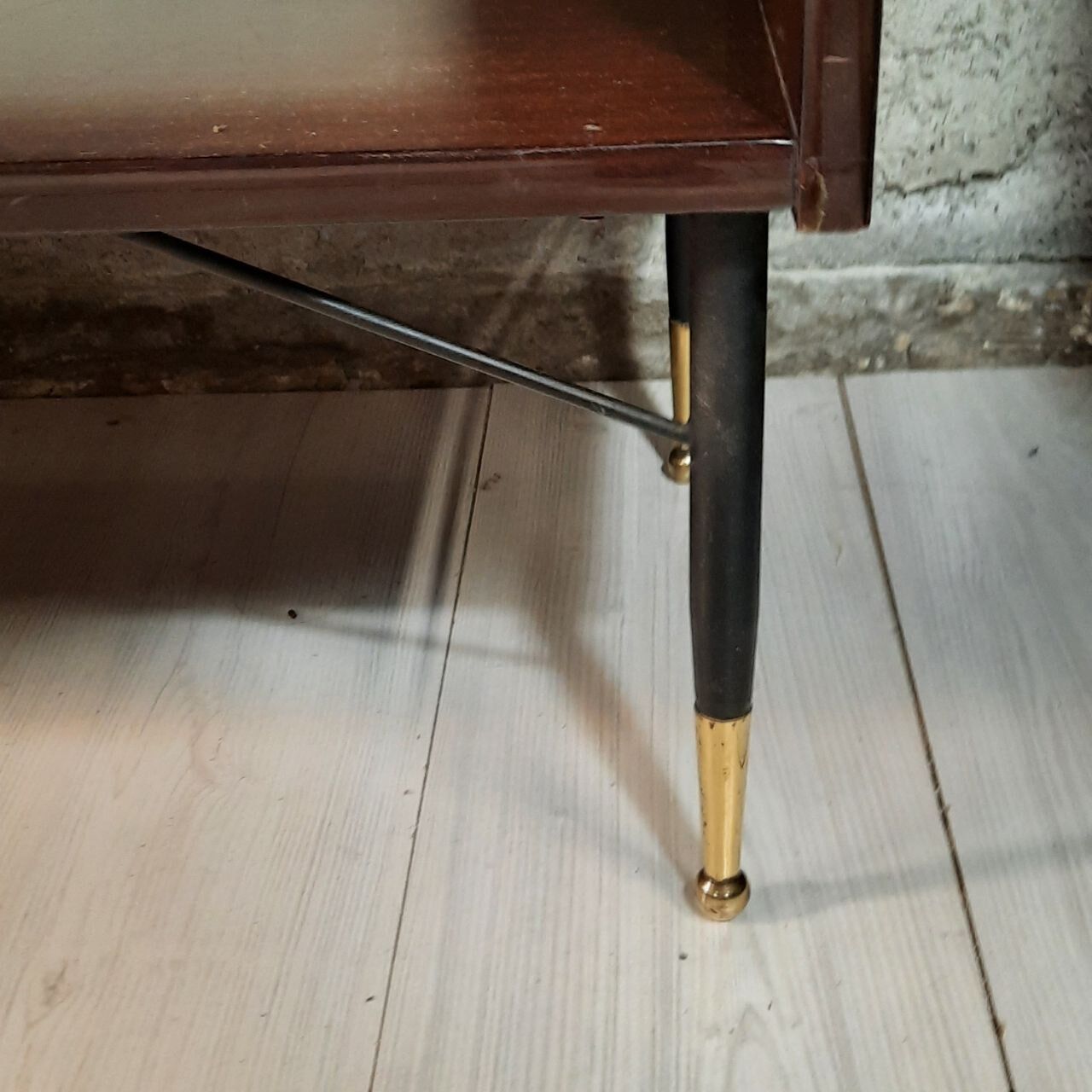 Wardrobe, 1950s bookcase, brass print / tips.