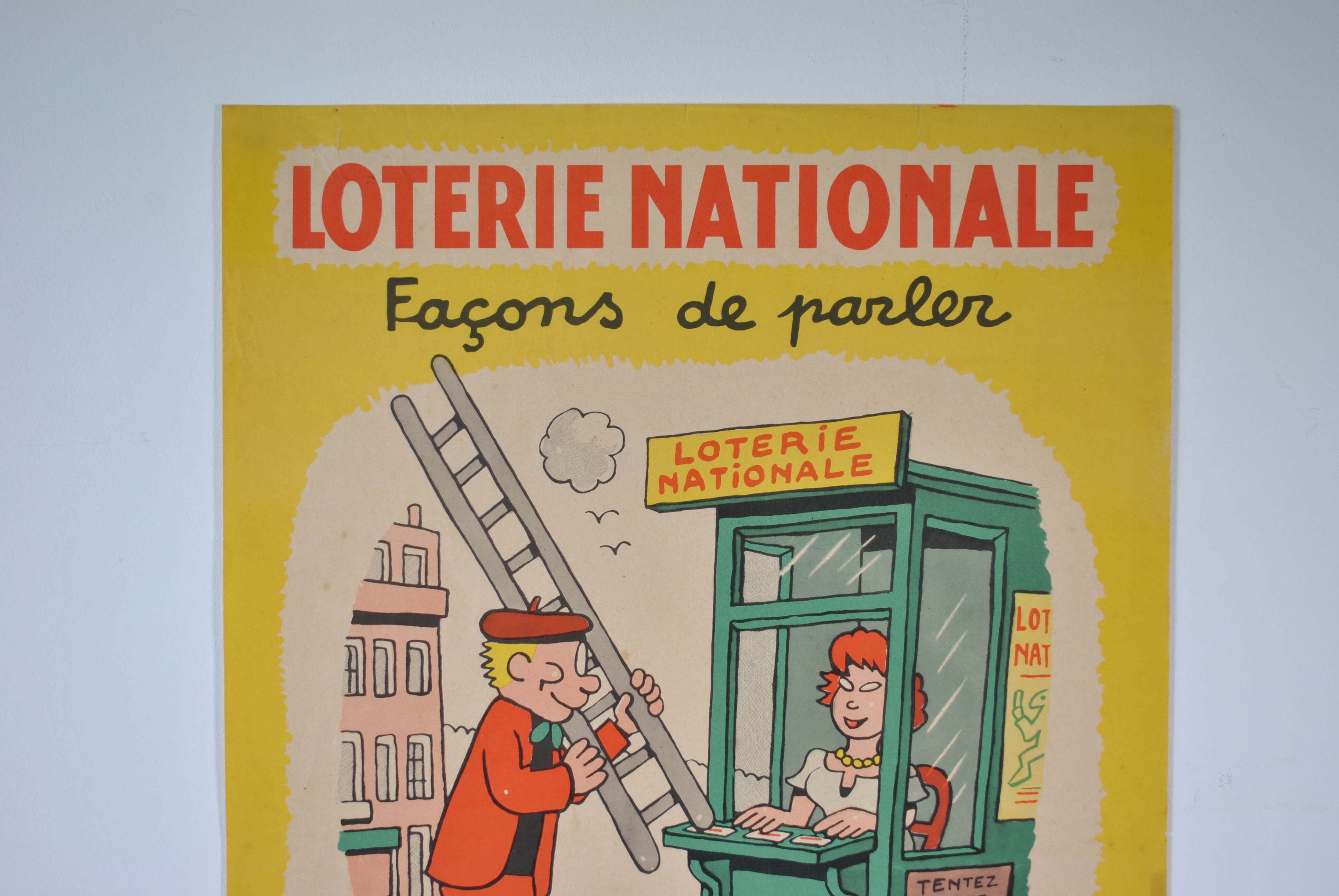 Poster National Lottery year 50