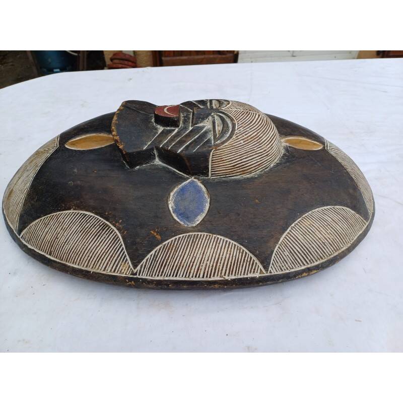 African wooden shield