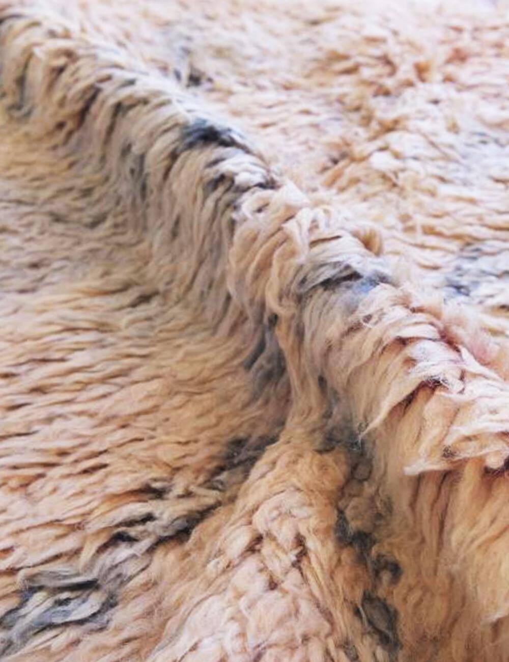 Tapis Vintage Rose Pêche - 295 x 185 cm