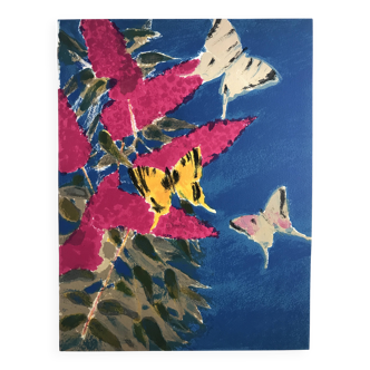 Bernard Cathelin, The Intelligence of Flowers XII, 1988: Original lithograph