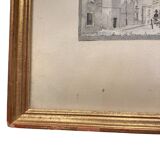 Four small framed watercolors signed Karles