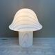 Peil & Putzer Mushroom Zebra table lamp, 1970s