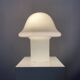 Lampe de table champignon XL en verre blanc entièrement blanc Peill and Putzler 1970
