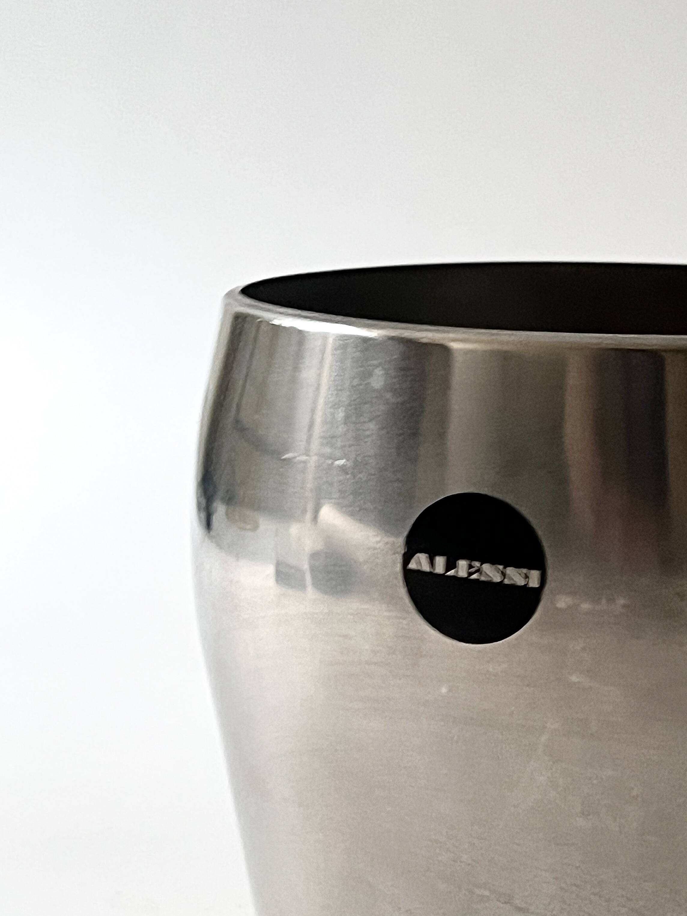 Carlo Mazzeri & Luigi Massoni for Alessi, ice bucket / wine design 1950.