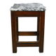 Tabourets vintage en pierre et bois x 1