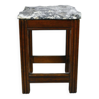 Tabourets vintage en pierre et bois x 1