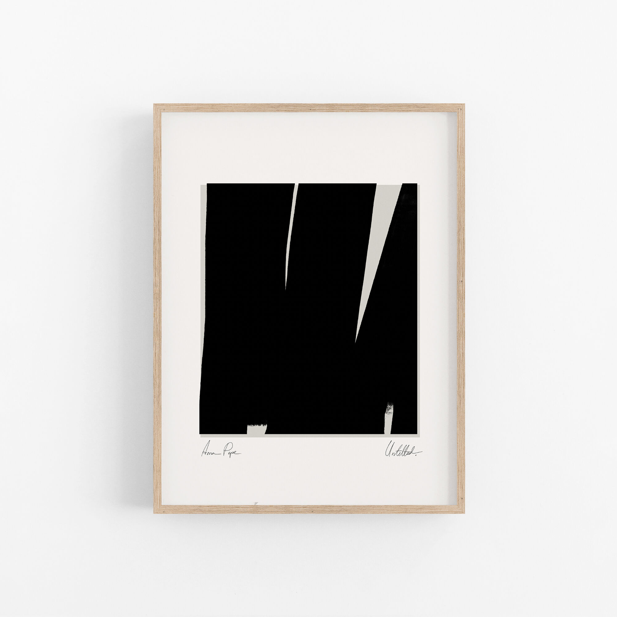 Framed abstract giclee art print 50x70cm