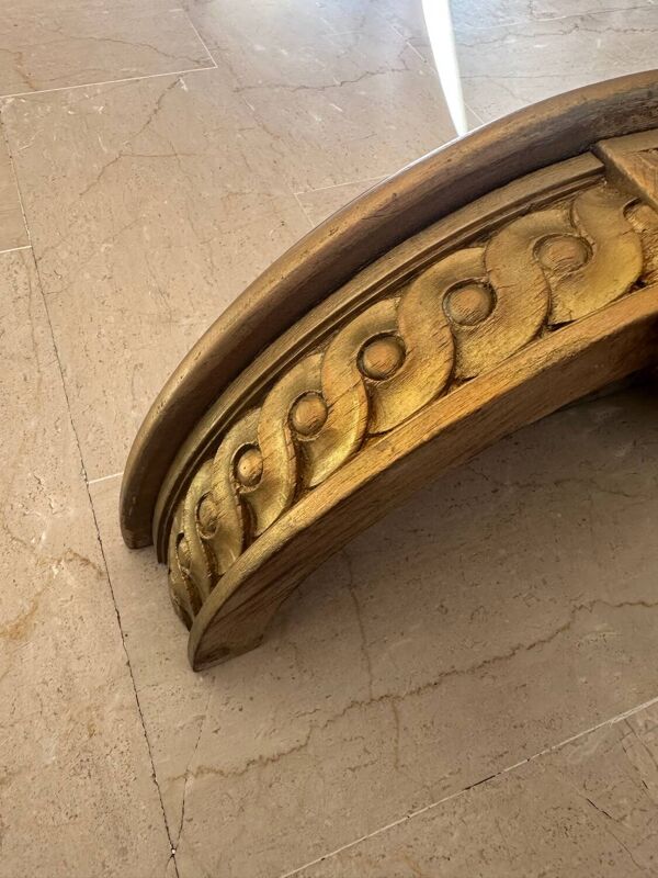 Console murale ancienne dorée