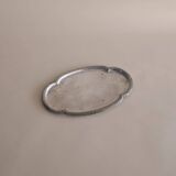 Small silver-plated metal dish
