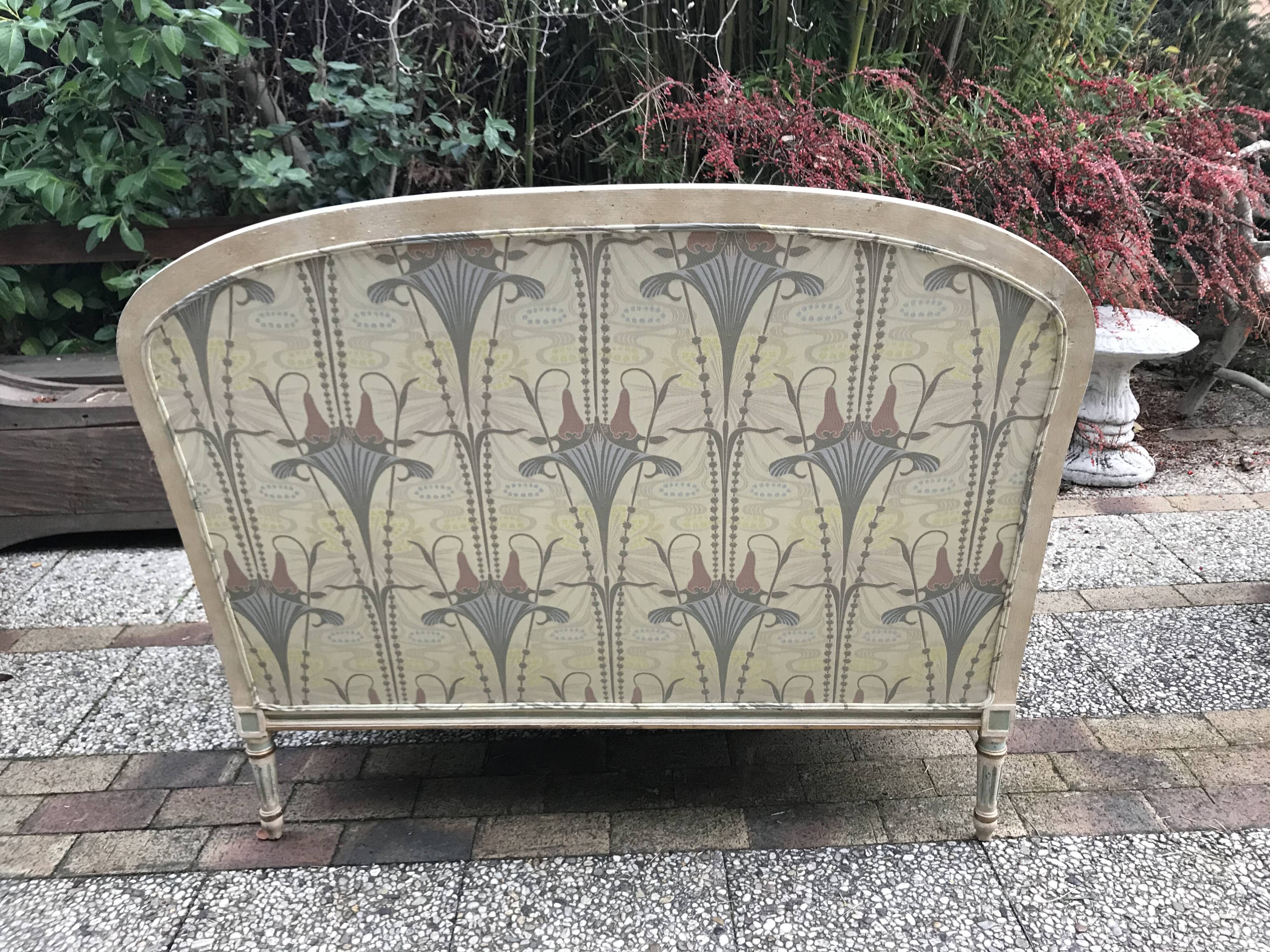 Louis XVI-style two-seater sofa