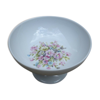 Coupe sur pied en porcelaine Limoges