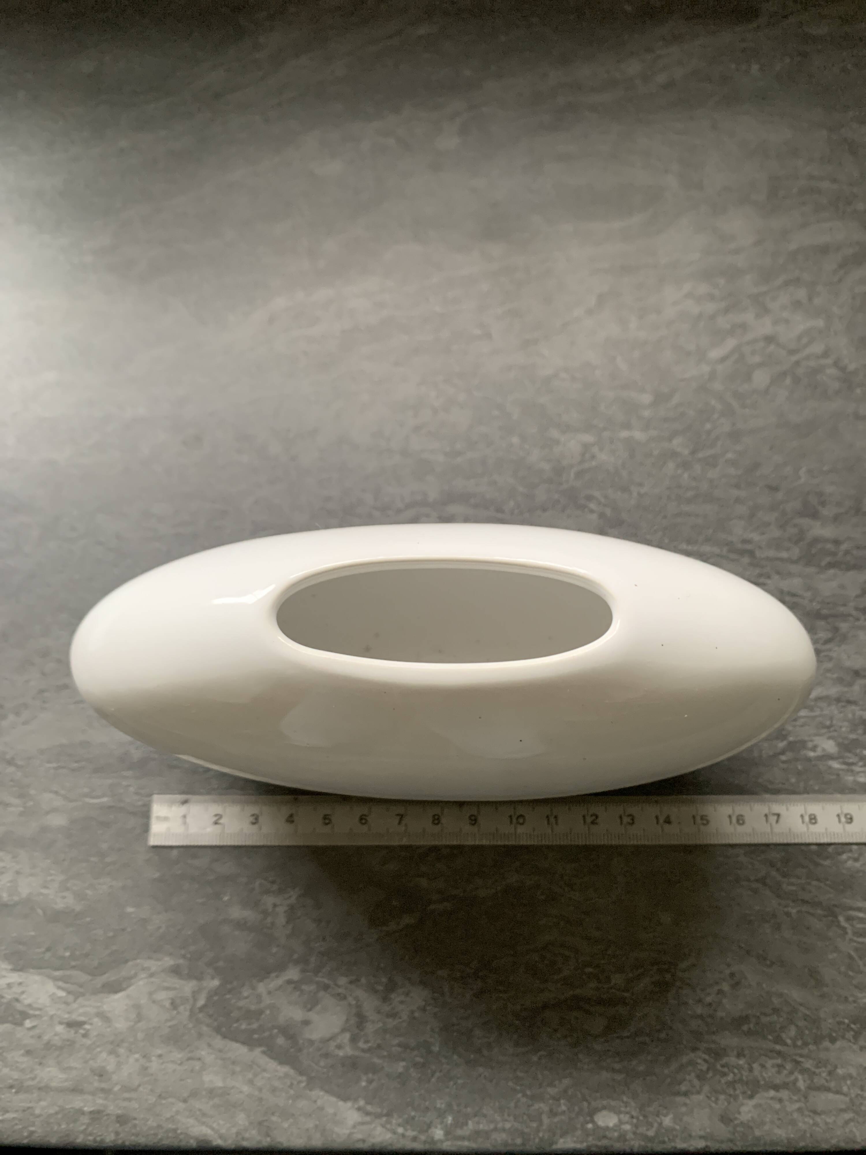 Small white porcelain vase