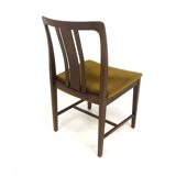 Set of 4 Scandinavian oak chairs, Linde Nilsson, Lammhult, Sweden, 1960.