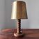 Vintage wooden lamp 1950/60 brutalist design