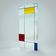 Wall mirror art De Stijl by Piet Mondrian by Rimadesio, Italy, 1980s.