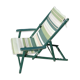 Transat chair fabric and wood folding