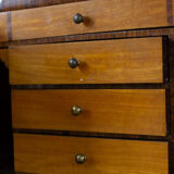 Commode georgian english secretary in mahogany, 1816