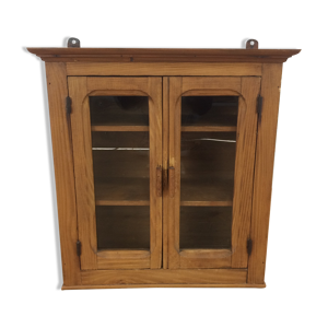 vitrine en pin, étagère