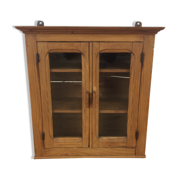 Pine window, hanging shelf