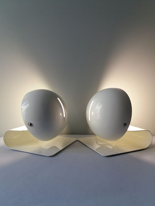Pair of Guzzini lamps - "Bugia" Giuseppe Cormio