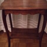 High wooden table