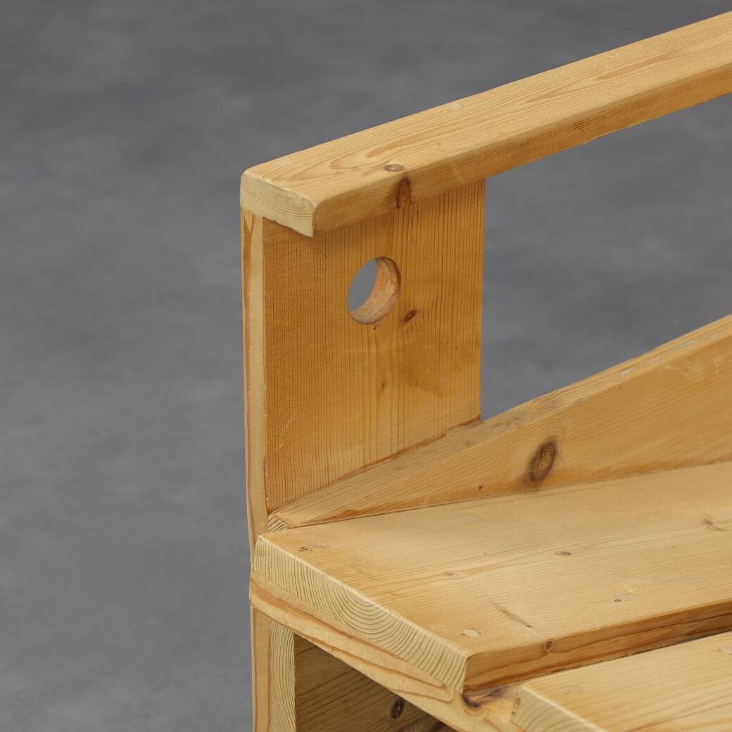 Crate lounge chair, in the style of Gerrit Rietveld, 1980s