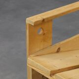 Crate lounge chair, in the style of Gerrit Rietveld, 1980s