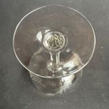 6 champagne glasses in 1/2 crystal blown and cut – Early twentieth century