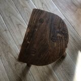Wooden tripod stool