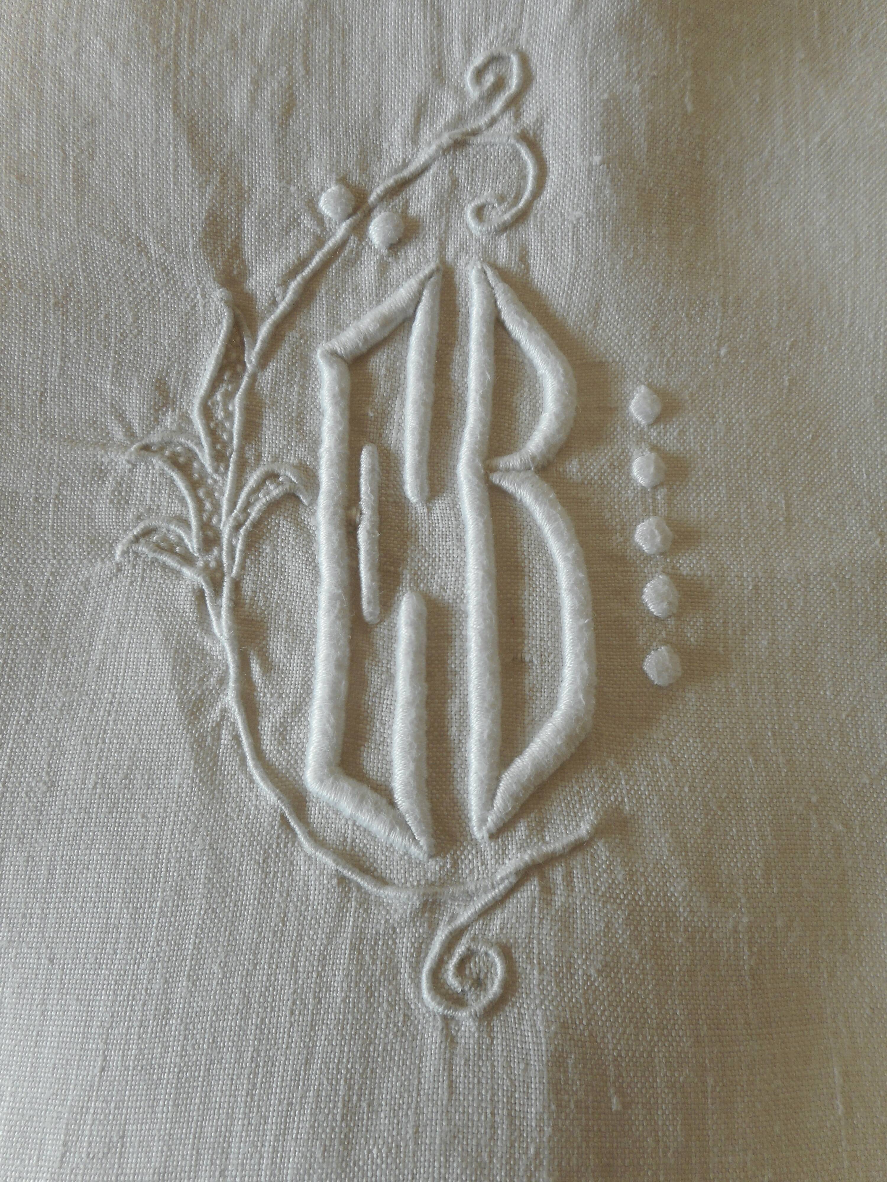 Nappe en lin blanche