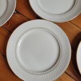 Set of 8 L'Eclat L'Amandinoise flat plates