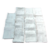 17 old RO monogram table napkins