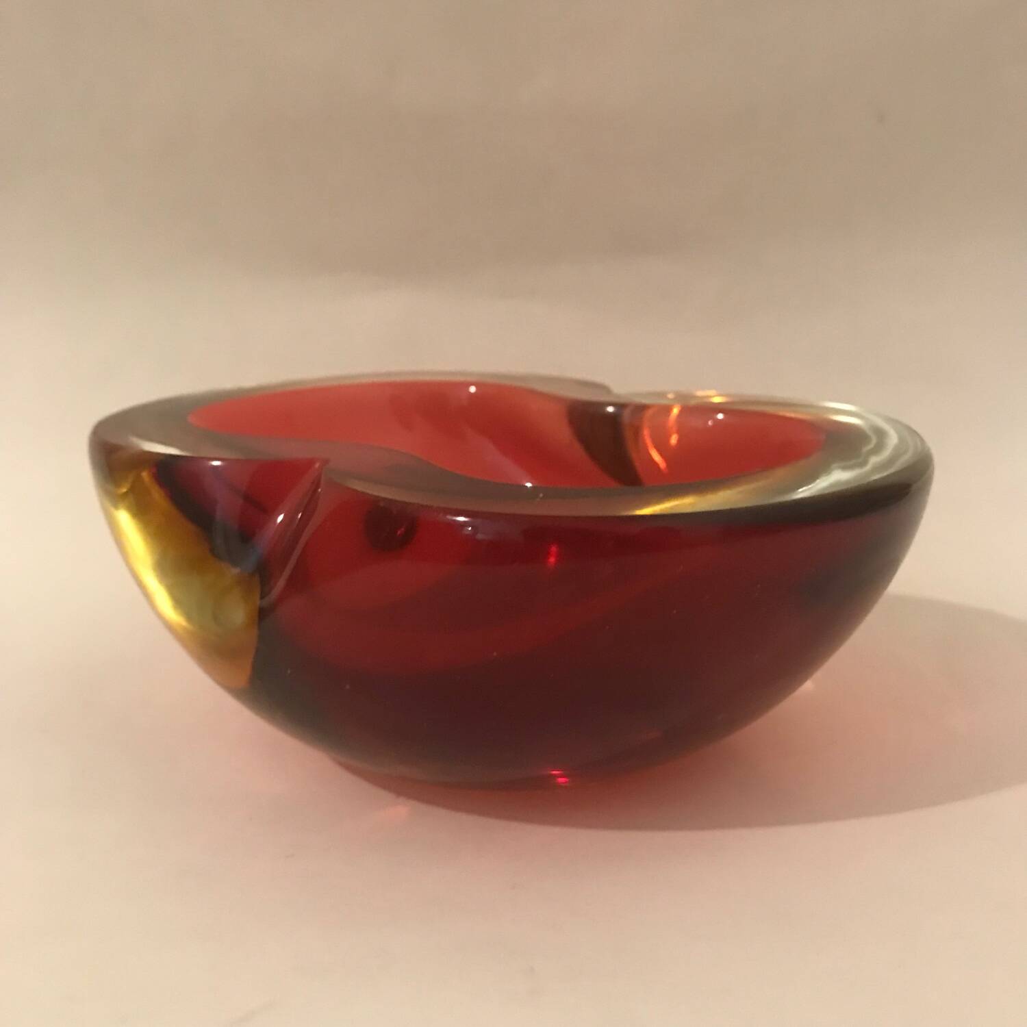 Flávio Poli ashtray, murano