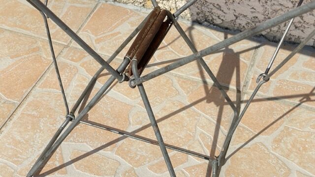 Folding nomad stool from camping rouge