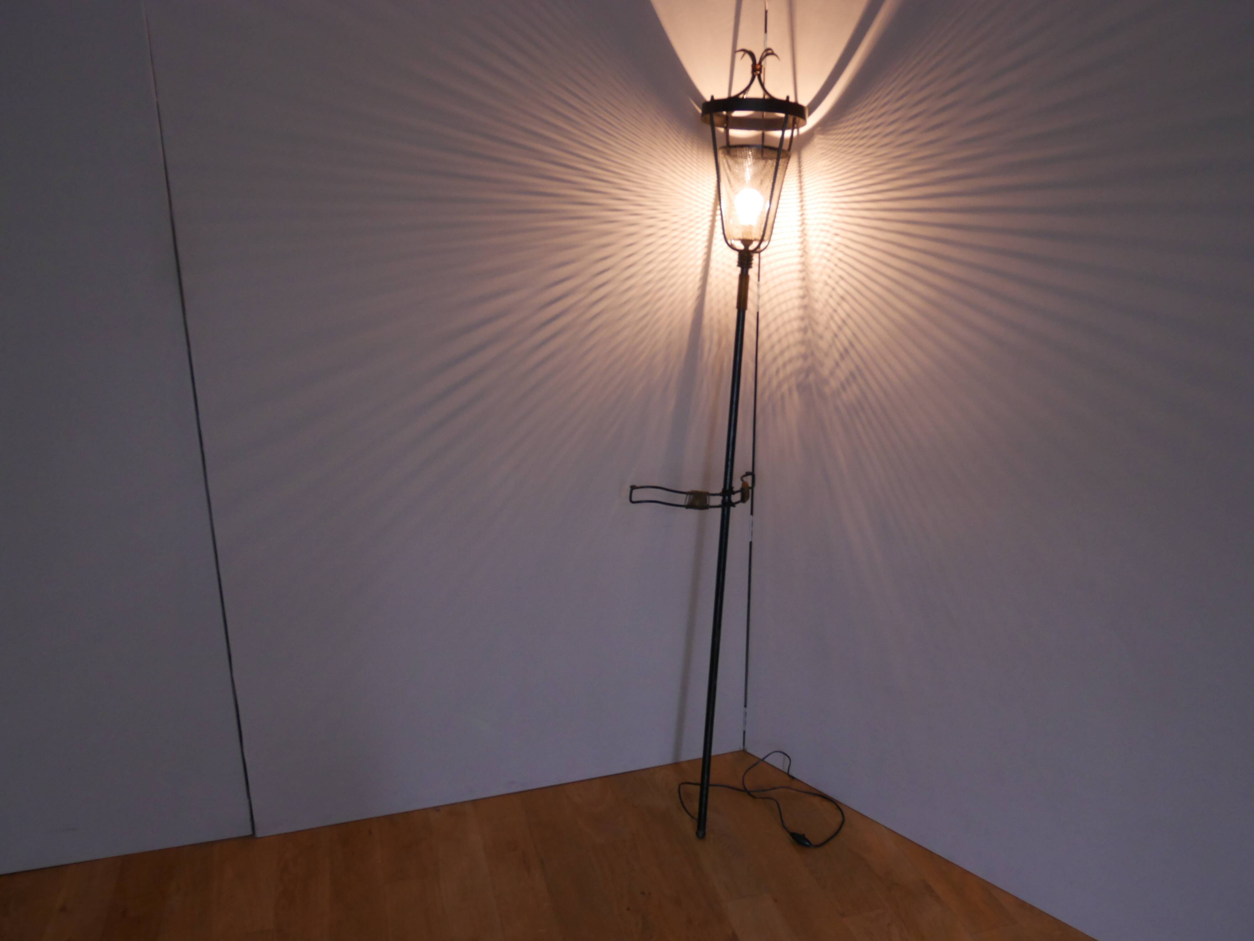 50s Torchiere floor lamp