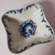 Gzhel tradition for this empty pocket / cup made ~ in Russia near Moscow. signed