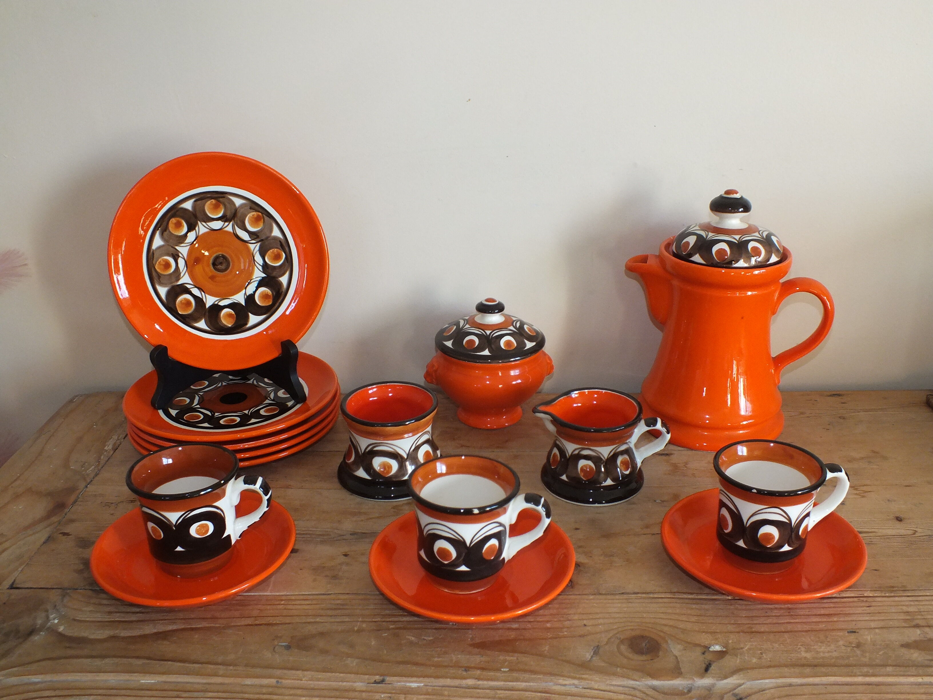 Vintage coffee service Space Age 1970 SMF Schramberg Sambesi