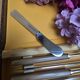 12 vintage knives in a box + 1 butter knife