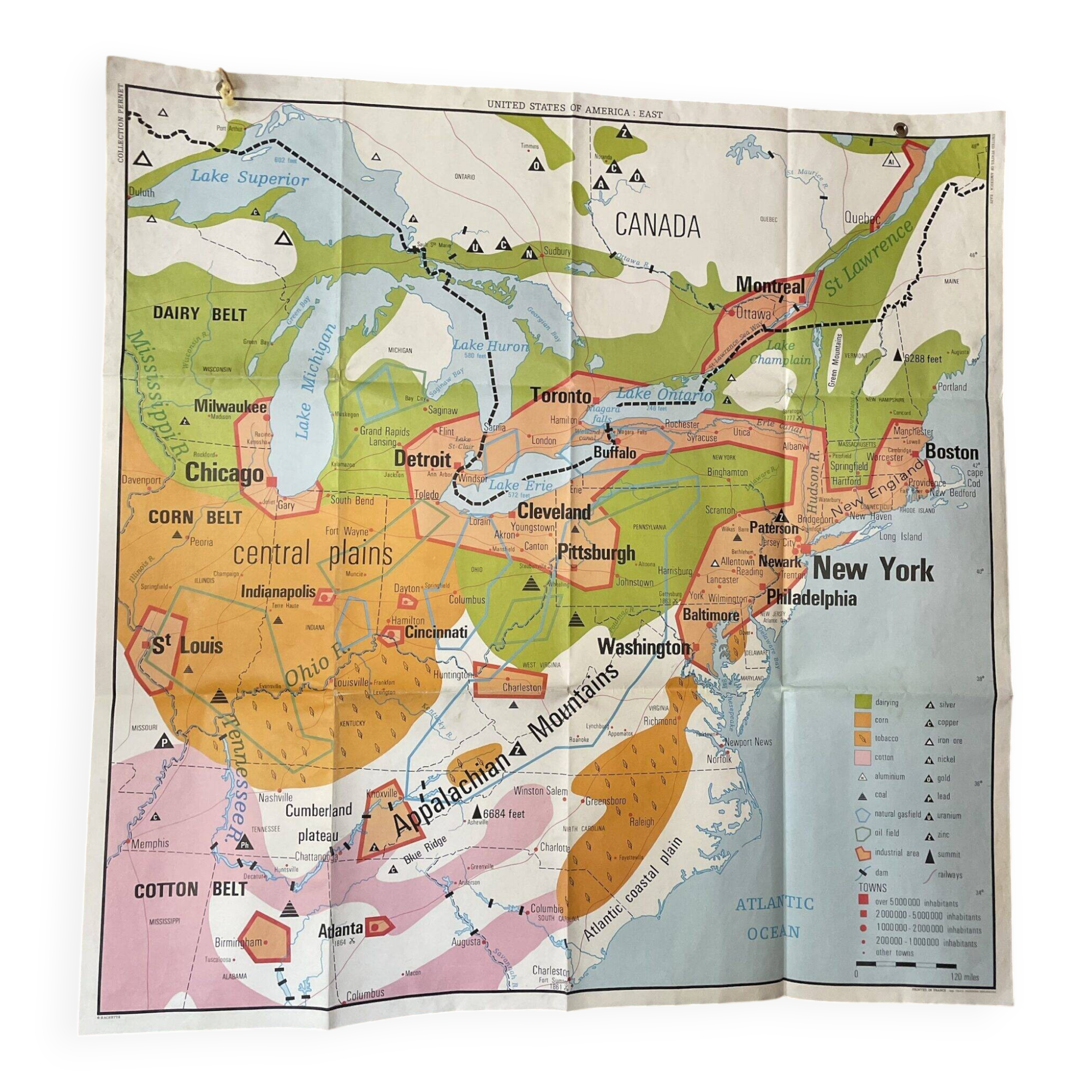 USA school map