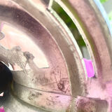 Kerosene lamp with flower pattern