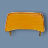 Antique solid wood varnished bed base – Torck – 1950s