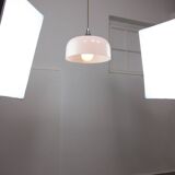 Space Age White Pendant Lamp from Guzzini, 1960s