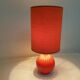 Lampe vintage orange 70's