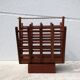 Porte-revues bois vintage