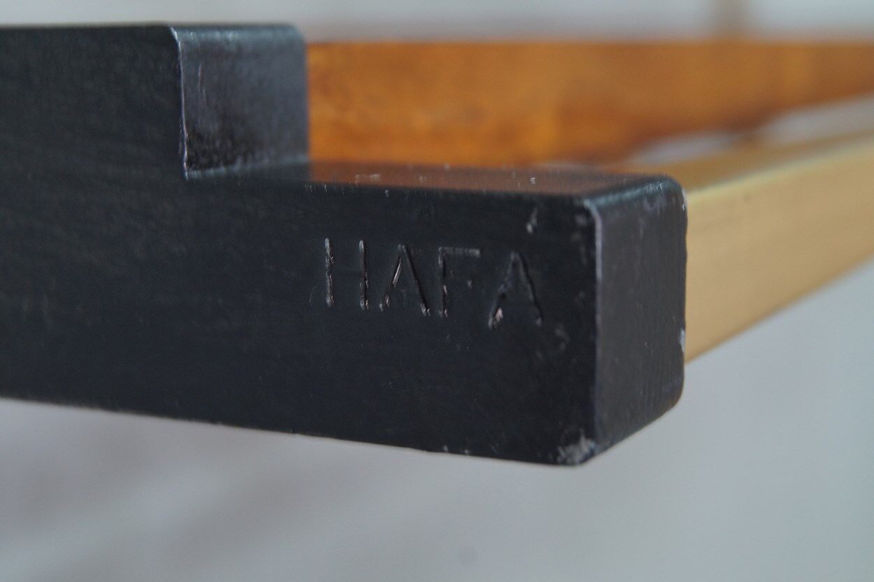 Mid-Century teak coatrack from Hafa, 1970