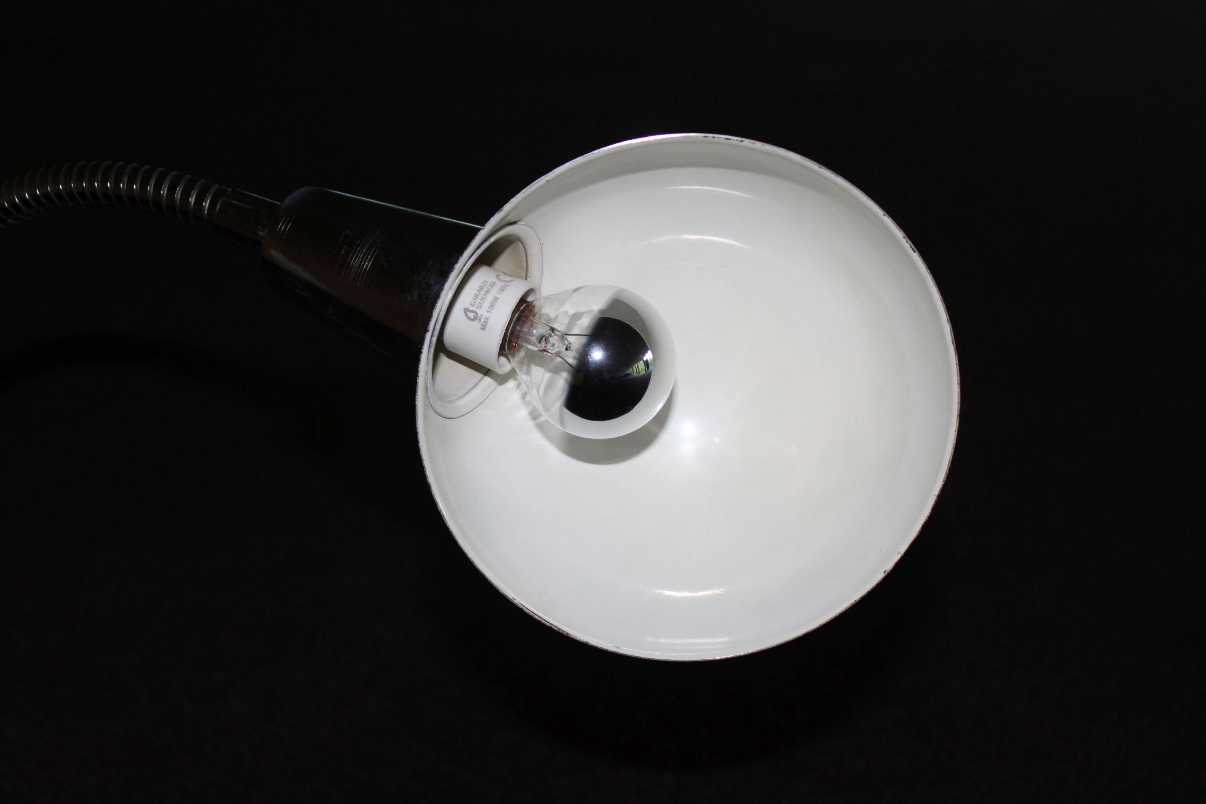 Chrome desk lamp, 50's.