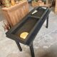 Antique display cabinet on legs