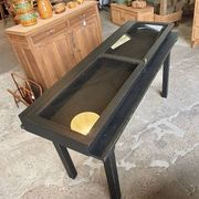 Antique display cabinet on legs