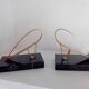 Pair of Gold Starry design bookends